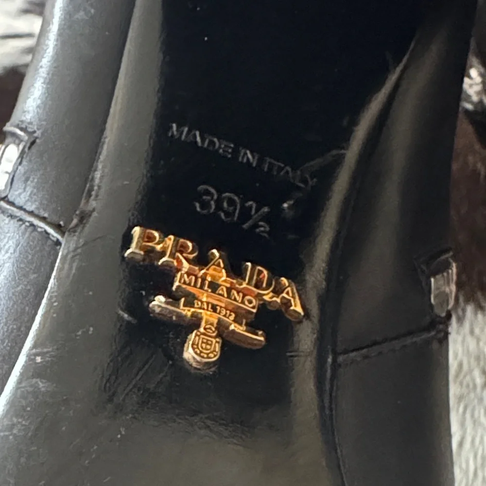 Prada Black Leather Boots - Picture 3 of 16